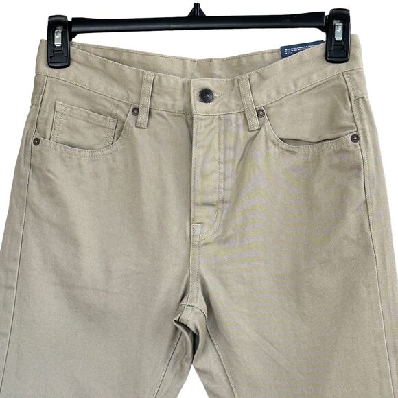 Divided by H&M SZ 28 Mens Slim Jeans Button-Fly Straight Leg Pockets Tan Beige - Picture 2 of 8